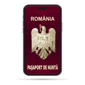 Invitatii Electronice Nunta - Pasaport de Nunta