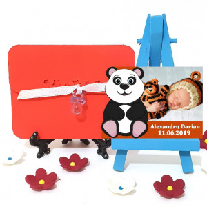 Magnet Contur Ursulet Panda 2 - Img 2