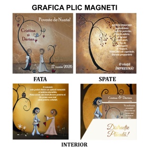 Magnet cu Plic Poveste Gothic