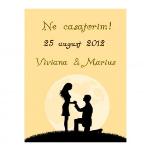 Marturie Nunta Magnet Dreptunghi DR61