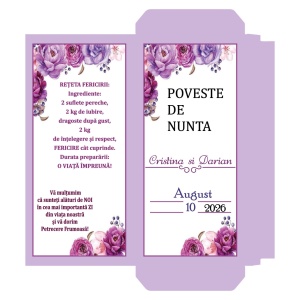 Marturii Nunta Ciocolata Flower 1