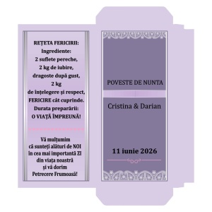 Marturii Nunta Ciocolata Lila