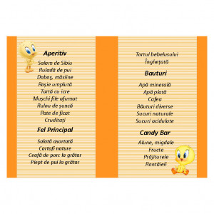 Meniu Botez Simplu Tweety - Img 3