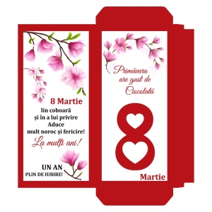 8 Martie - Cutie Ciocolata Mod 22