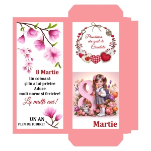8 Martie - Cutie Ciocolata Mod 43