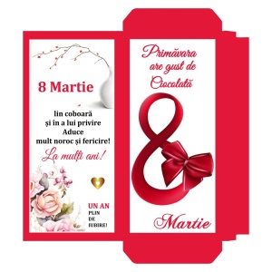 8 Martie - Cutie Ciocolata Mod 48