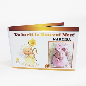 Invitatie Botez Dubla Narcisa