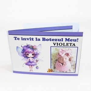 Invitatie Botez Dubla Violeta - Img 5