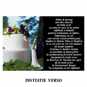 Invitatie Nunta Carte Postala INCP70 - Img 2