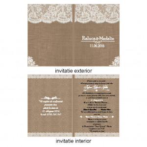 Invitatie Nunta Rustic - Img 3
