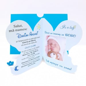 Invitatii Botez Contur Ingeras B10 - Img 2