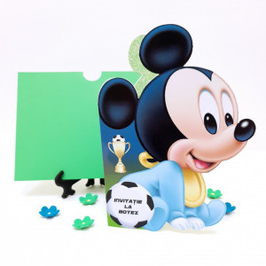 Invitatii Botez Contur Mickey Mouse 11 - Img 2