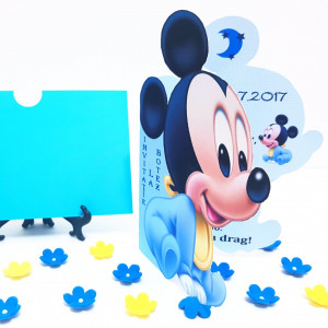 Invitatii Botez Contur Mickey Mouse 5 - Img 3