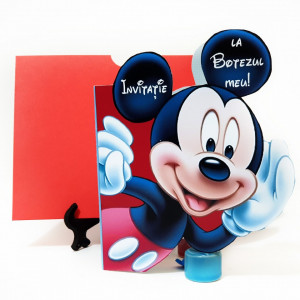 Invitatii Botez Contur Mickey Mouse 7 - Img 2