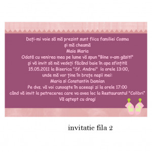 Invitatii Botez Cu Capsa Disney 9 - Img 2