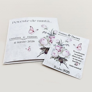 Magnet cu Plic Poveste Vintage Wedding