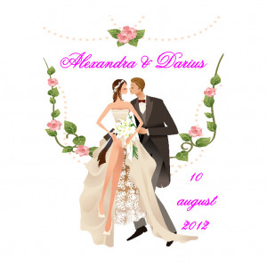 Marturie Nunta Magnet Dreptunghi DR3