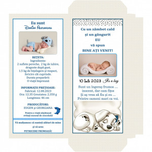 Marturii Botez Cutie de Ciocolata Dalmatian B9