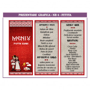 Meniu 2 in 1 Nunta-Botez NB4 - Img 4