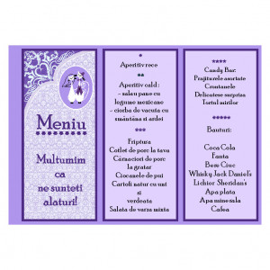 Meniu Nunta MN55 - Img 2