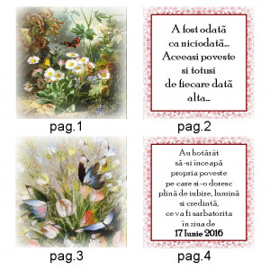 Invitatie Nunta Carticica Simfonie Fluturi Var2 - Img 3