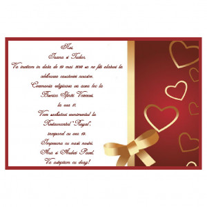 Invitatie Nunta cu Capsa CC43