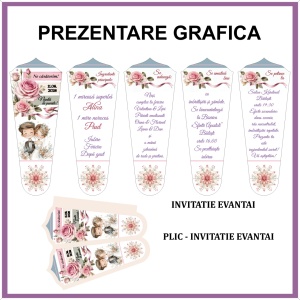 Invitatie Nunta Evantai EV29 - Img 2