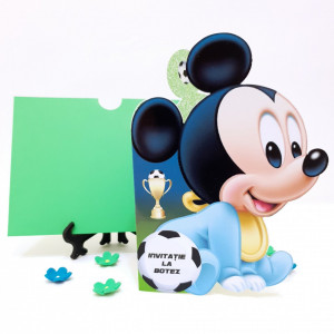 Invitatii Botez Contur Mickey Mouse 11 - Img 3