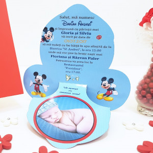 Invitatii Botez Contur Mickey Mouse 1 - Img 4