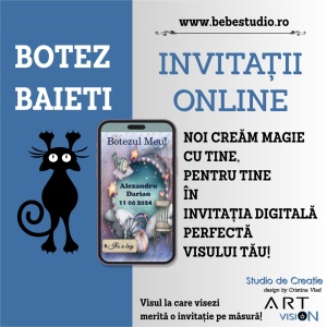 Invitatii Electronice Botez Baieti - Poveste Nocturna - Img 6