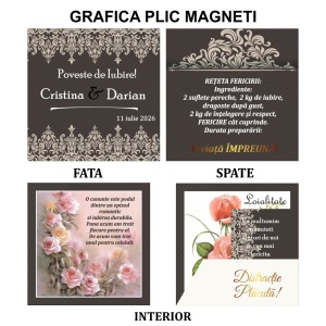 Magnet cu Plic Poveste Black
