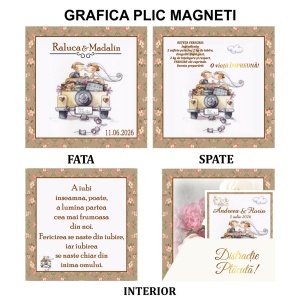 Magnet cu Plic Poveste Iubire