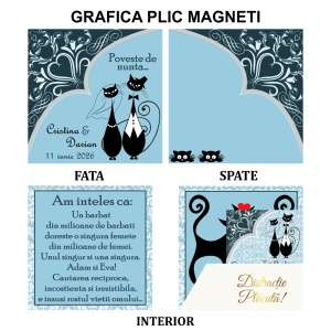 Magnet cu Plic Poveste Pisici - Img 8