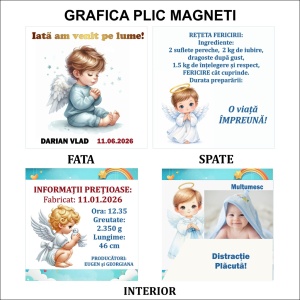 Marturie Magnet cu Plic Poveste 10