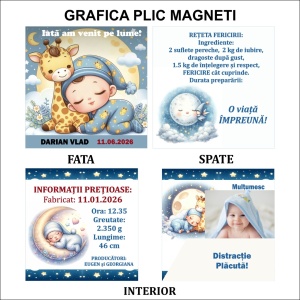 Marturie Magnet cu Plic Poveste 9
