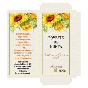 Marturii Nunta Ciocolata Flower 2
