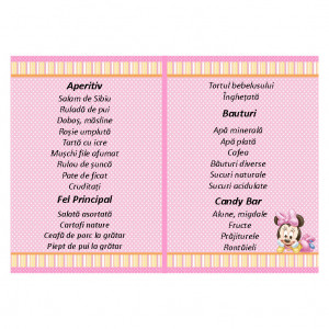 Meniu Botez Simplu Fetite Minnie Mouse 1 - Img 3