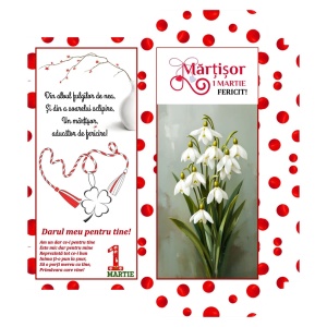 1 Martie - Cutie Ciocolata Martisor Mod 35