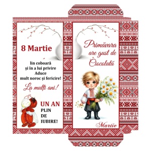 8 Martie - Cutie Ciocolata Mod 24