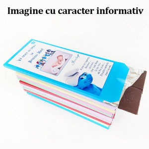 Invitatie Botez Cutie de Ciocolata Creioane Colorate F1 - Img 4