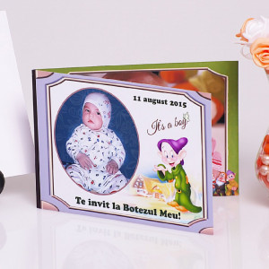 Invitatie Botez Dubla Pitic - Img 2