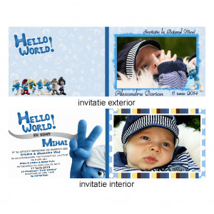 Invitatie Botez Dubla Strumf 2 - Img 3