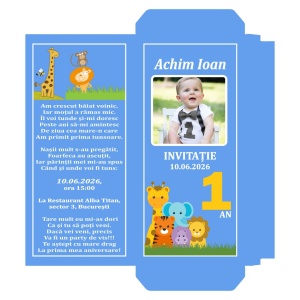 Invitatie Mot Ciocolata B9