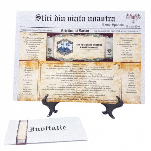 Invitatie Nunta BBS1 Ziarul Caragiale