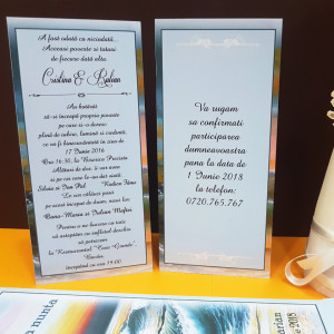 Invitatie Nunta Ciocolata Mare Albastra - Img 2