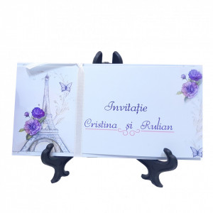 Invitatie Nunta Happy Paris