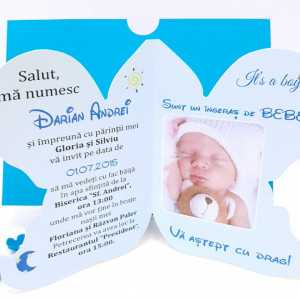 Invitatii Botez Contur Ingeras B4 - Img 4