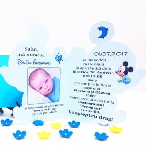 Invitatii Botez Contur Mickey Mouse 5 - Img 5