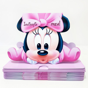 Invitatii Botez Contur Minnie Mouse 3 - Img 6