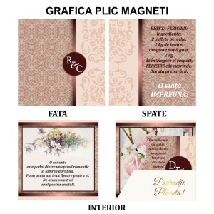 Magnet cu Plic Poveste Elegant